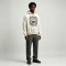 Washed Spray Dye DTG Print Helmet Graphic Hoodie | Vintage Distressed | Custom Streetwear