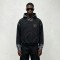 Spray Dye Gradient Washed Devil Applique Hoodie | French Terry Kangaroo Pocket Hoodie | Custom Streetwear