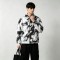 Marble Swirl All Over DTG Print Zip Up Canvas Jacket | 100% Heavyweight washed cotton twill | Streetwear Manufacturer