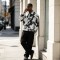 Marble Swirl All Over DTG Print Zip Up Canvas Jacket | 100% Heavyweight washed cotton twill | Streetwear Manufacturer