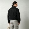 Applique Rivet DTG Print Washed Distressed Crop Canvas Jacket | 100% Cotton twill | Custom Streetwear