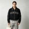 Applique Rivet DTG Print Washed Distressed Crop Canvas Jacket | 100% Cotton twill | Custom Streetwear
