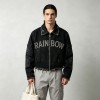 Applique Rivet DTG Print Washed Distressed Crop Canvas Jacket | 100% Cotton twill | Custom Streetwear
