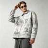 DTG Print Gothic Architecture Ship Zip Canvas Jacket | 100% Heavyweight cotton twill canvas | Clothing Manufacturer