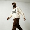 Canvas Jacket With Doberman Print | Heavy Canvas Corduroy Collar | Daily Streetwear | Custom Streetwear