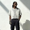 Washed Frayed Seam Cropped Vintage T-Shirt | Street Daily Casual Wear | Custom Streetwear Manufacturer