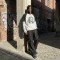Vintage DTG Print Raglan Sleeve T-shirt | 100% Cotton Loose Fit | Street Daily Wear | Custom Streetwear