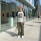 Vintage DTG Print Raglan Sleeve T-shirt | 100% Cotton Loose Fit | Street Daily Wear | Custom Streetwear