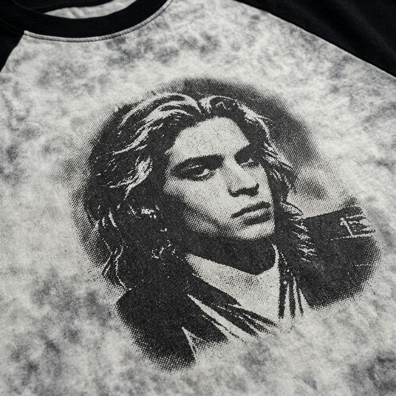 Vintage DTG Print Raglan Sleeve T-shirt