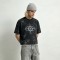 Vintage Washed DTG Print Eye Graphic Cropped T-shirt | 100% Cotton Loose Crop Tee | Custom Streetwear