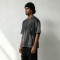 Vintage Wash Spray Dye Hand Drawn Oversized T-shirt | 100% Cotton Heavyweight Tee | OEM Streetwear