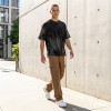 Vintage Wash Spray Dye Hand Drawn Oversized T-shirt | 100% Cotton Heavyweight Tee | OEM Streetwear