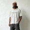 Washed DTG Print Letter Seamed Frayed Vintage T-Shirt | Heavyweight Cotton Raglan Seam | Custom Streetwear
