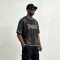 Acid Wash Cracked Camo Print Hot-fix rhinestones for edge binding tee | 100% Cotton Oversized Vintage Tee | OEM Streetwear
