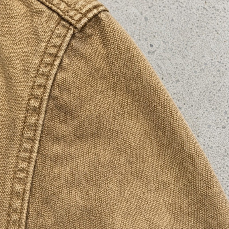 Embroidery DTG Print Applique Letter Cropped Canvas Jacket