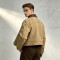 Embroidery DTG Print Applique Letter Cropped Canvas Jacket | Faux Leather Lapel Floral Metal Buttons | Clothing Manufacturer