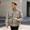 Washed Embroidery DTG Print Multi Pocket Cargo Canvas Jacket | Stand Collar Drawstring Hem | Custom Streetwear