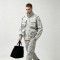 Washed Embroidery DTG Print Multi Pocket Cargo Canvas Jacket | Stand Collar Drawstring Hem | Custom Streetwear