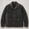 Washed Letter Embroidery Faux Leather Collar Canvas Jacket | Retro Western Street Outerwear | Clothing Manufacturer