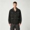 Washed Letter Embroidery Faux Leather Collar Canvas Jacket | Retro Western Street Outerwear | Clothing Manufacturer