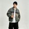 Towel Embroidery Washed Canvas Jacket | Vintage Acid Wash Star Patch Design | Custom Streetwear Manufacturer