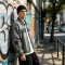 Towel Embroidery Washed Canvas Jacket | Vintage Acid Wash Star Patch Design | Custom Streetwear Manufacturer