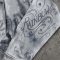 Custom Men's Graphic Wash DTG Hoodie Cotton Blend 380g