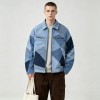 Multi-tone Color Block Patchwork canvas jacket |  Daily Street Casual Wear | Custom Streetwear Manufacturer