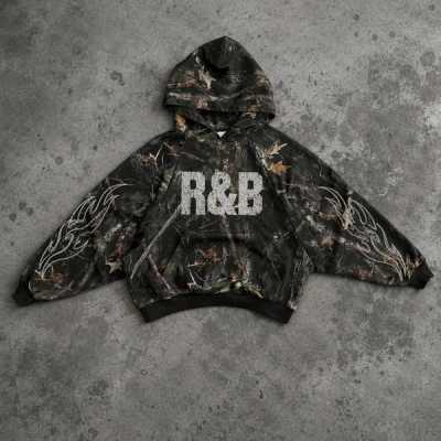 Custom Men's Graphic Heat Transfer Screen Print Hoodie 100% Polyester