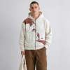 Custom Men's Graphic Embroidery Silicone Print Hoodie Cotton Blend