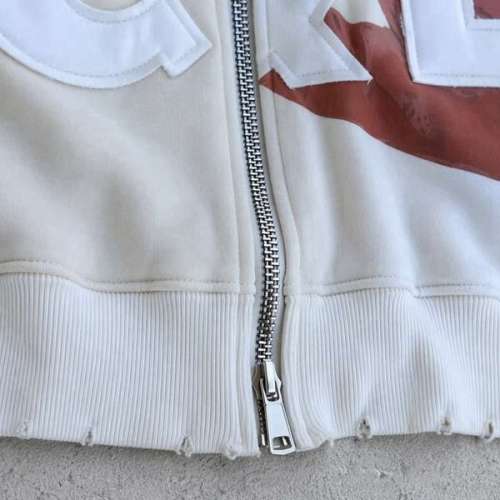 Custom Men's Graphic Embroidery Silicone Print Hoodie Cotton Blend