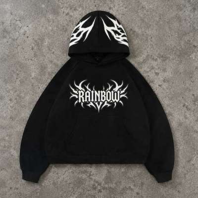 Custom Men's Graphic Silk Screen Hoodie Cotton Spandex 420g