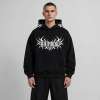 Custom Men's Graphic Silk Screen Hoodie Cotton Spandex 420g