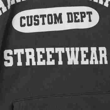 Custom Men's Graphic Screen Print Hoodie 100% Cotton 380g