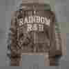 Custom Men's Camo-Panel Screen Print Hoodie Cotton Blend 450g