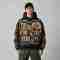 Custom Men's Graphic Patch Embroidery Wash Hoodie Cotton Blend 450g
