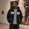 Washed Splash ink Spray Dye Frayed Raw Edge Applique Zip Hoodie | Multi Rhinestone Trim Distressed | Streetwear Manufacturer