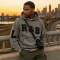 Washed Letter Towel Embroidery Hoodie | Heavy French Terry Kangaroo Pocket Top | Clothing Manufacturer
