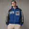 Metal Rivet Screen Print splash ink Zip Hoodie | Retro Graffiti Frayed Applique Hoodie | Clothing Manufacturer