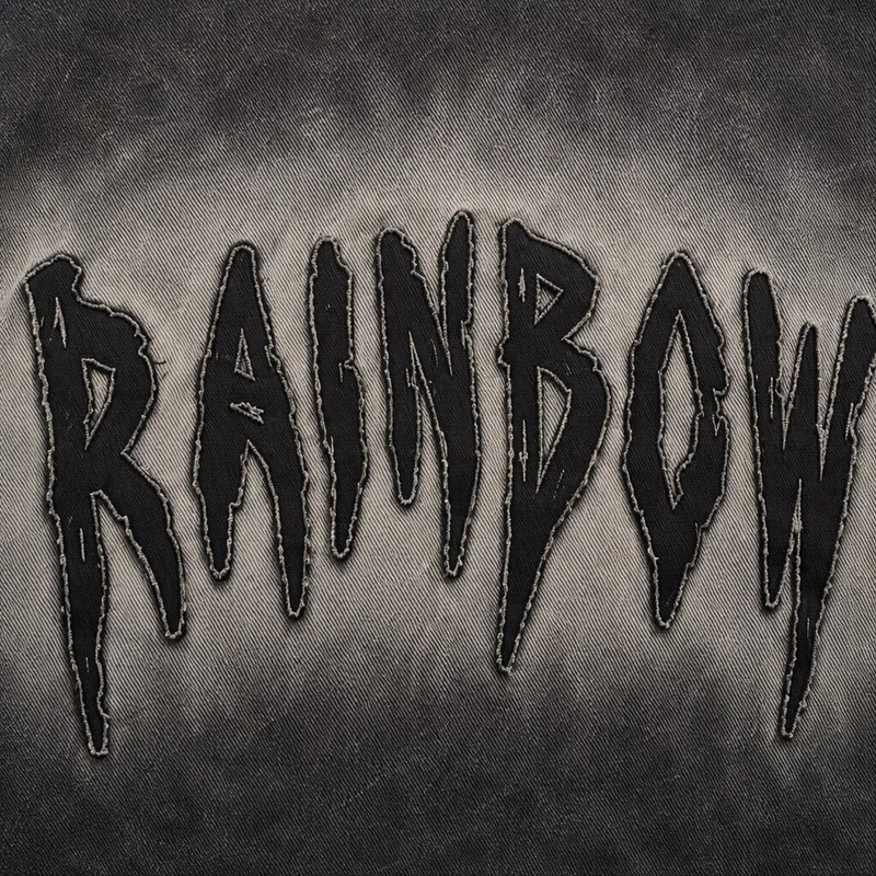 Gradient Washed Spray dye Fray Letter Applique Hoodie