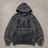 Wash Spray Dye 3D Embroidery Hoodie | Heavy cotton fleece oversized fit | Custom Streetwear Manufacturer