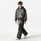 Snow Washed Rhinestone DTG Print Hoodie Set | Cotton Blend Fabric | Daily Street Outfit | Custom Streetwear