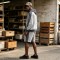 Color Block Splicing Zip Hoodie Short Set | Cotton Blend Relax Regular Fit | Summer Casual Streetwear | Clothing Manufacturer
