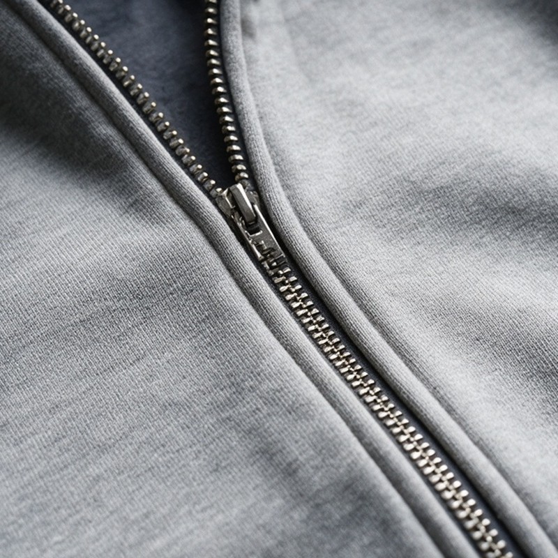 Color Block Splicing Zip Hoodie Short Set