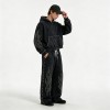 Washed Rivet Flame Graphic Rhinestone Hoodie Set | Hip Hop Street Daily Wear | Custom Streetwear