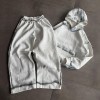 Spray Dye Splash Ink Hoodie Pant Set | Cotton Blend Oversized Wide Leg Fit | Custom Streetwear