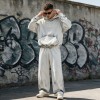 Spray Dye Splash Ink Hoodie Pant Set | Cotton Blend Oversized Wide Leg Fit | Custom Streetwear