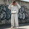 Spray Dye Splash Ink Hoodie Pant Set | Cotton Blend Oversized Wide Leg Fit | Custom Streetwear
