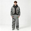Wash Screen DTG Print Hoodie Pant Set | Gothic Skull Floral Hip Hop Streetwear | Streetwear Manufacturer
