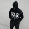 Screen Print Full Face Zip Hoodie | Contrast Stitch | Daily Casual Hip Hop Streetwear | Custom Streetwear